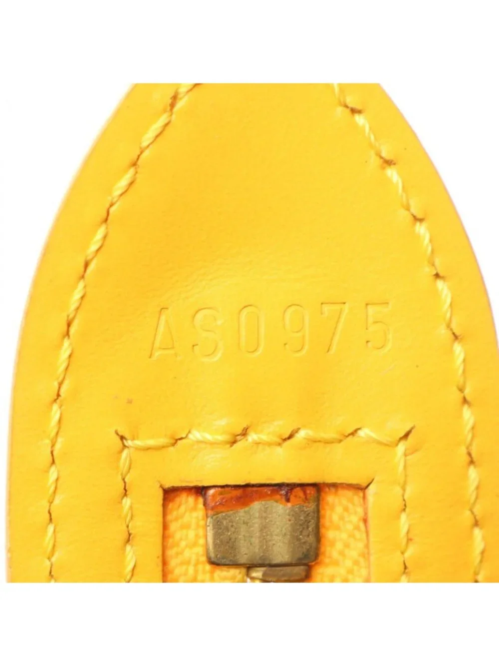Louis Vuitton Shoulder Bag Saint Jacques Shopping Tassili Yellow Leather